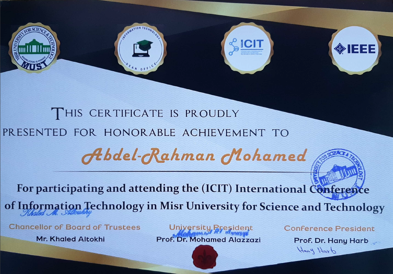 International Conference of Information Technology, MUST University